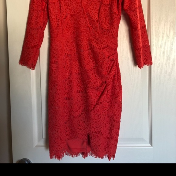 Beautiful Red Sheath Dress - Picture 2 of 4